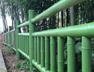 呼和浩特绿化仿竹护栏