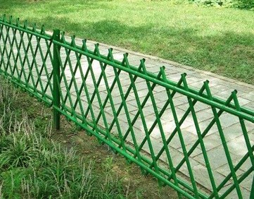 绿化仿竹护栏使用案例